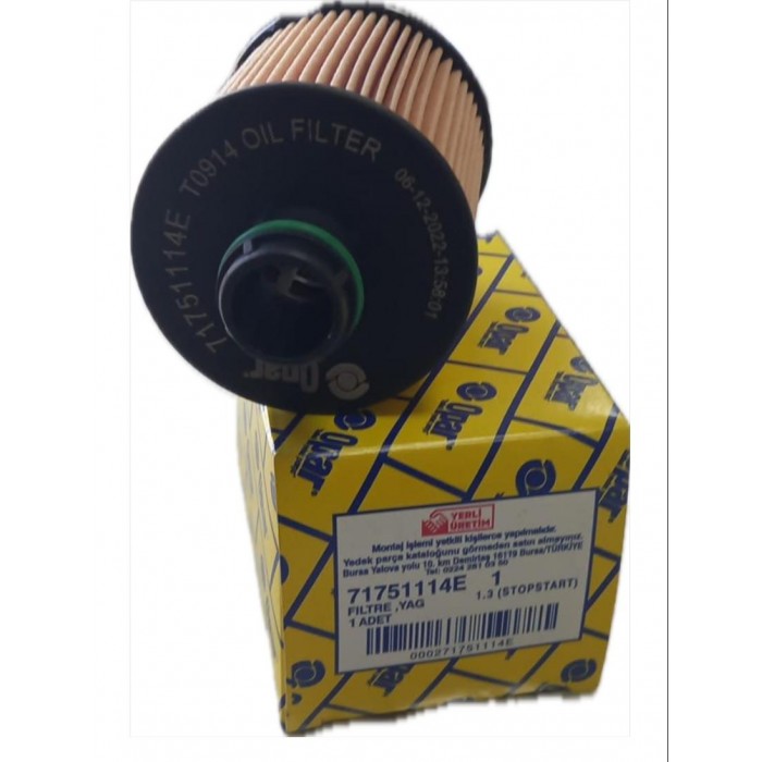 Yağ Filitresi 1.3 Euro 5 Motorlar Doblo Labea Linea Fiorino