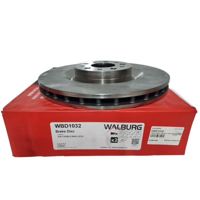 Ön Fren Diski Doblo Egea 2011 Sonrası 305 MM 5 Bijon